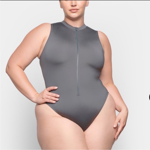 Skims NWT one piece zip up bathing suit - Picture 7 of 9
